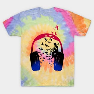 Headphone Music Cello T-Shirt